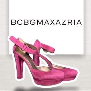 BCBG Barbie Pink Suede Pumps